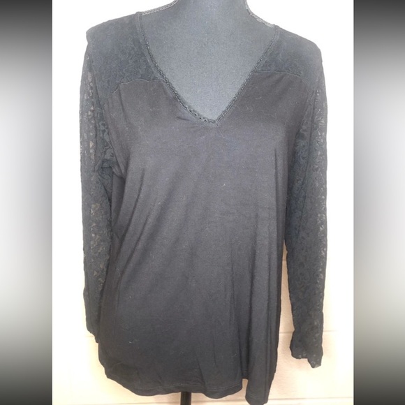 Black Lace Top - Picture 2 of 5